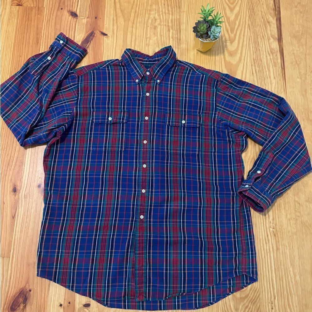 Vintage Polo Ralph Lauren RL Workshirt 100% Cotton Men’s Size XXLarge Flannel